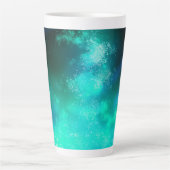 Night Sky Emerald Latte Mok (Voorkant)