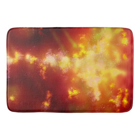 Night Sky Flame Bath Mat (Voorkant)