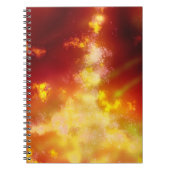 Night Sky Flame Notitieboek (Voorkant)