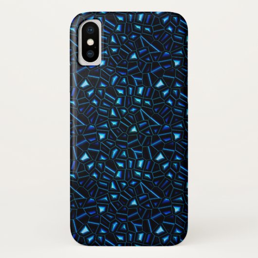 Night Sky Glitter Abstract Hoesje voor iPhone X (Achterkant)
