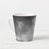 Night Sky Grey Monochrome Latte Mok (Linkerhoek)