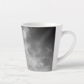 Night Sky Grey Monochrome Latte Mok (Rechts)