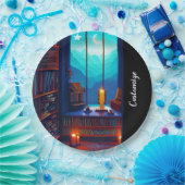 Night Sky Library Papieren Bordje (Feest)