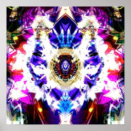 Night Sky Mandala 1 Poster (Voorkant)