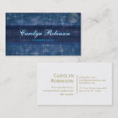 Night Sky met Moon Visitekaartje (Voorkant / Achterkant)