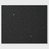 Night Sky met sterren Cadeaupapier (Vlak)