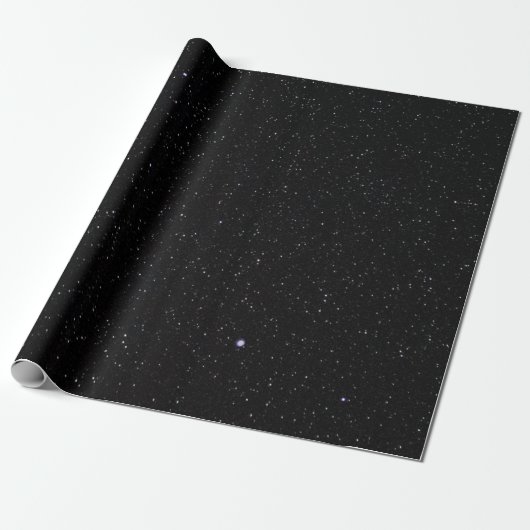 Night Sky met sterren Cadeaupapier (Uitgerold)