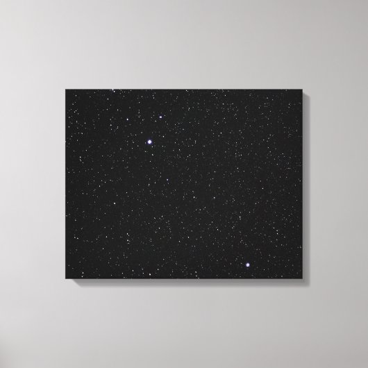 Night Sky met sterren Canvas Afdruk (Voorkant)