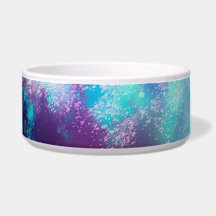 Night Sky Neon Licht Ceramic Pet Bowl