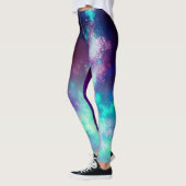 Night Sky Neon Lights Leggings (Links)