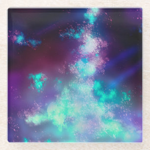 Night Sky Neon Lights Onderzetter