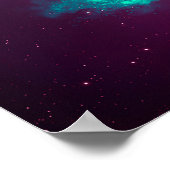 Night Sky Neon Lights Poster (Hoek)