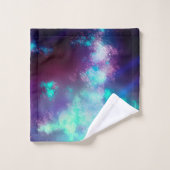 Night Sky Neon Lights Towel Bad Handdoek (Wasdoekje)