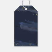 Night Sky Over het Baby shower Moon Dank u Label Cadeaulabel (Achterkant)