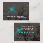 Night Sky - Party planner Card Visitekaartje (Voorkant / Achterkant)