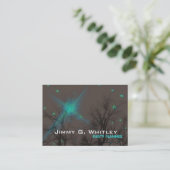 Night Sky - Party planner Card Visitekaartje (Staand voorkant)