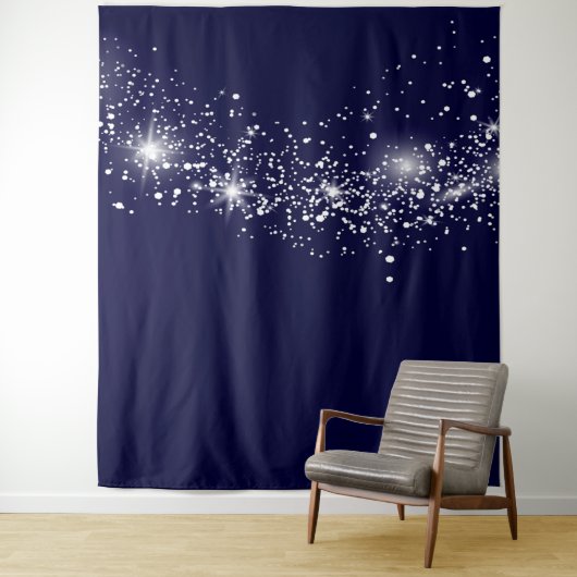 Night Sky Photo Backdrop Wandkleed (In situ)
