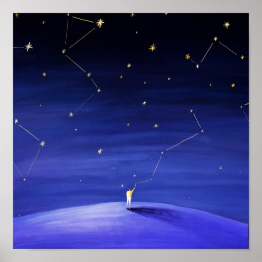 Night sky poster (Voorkant)