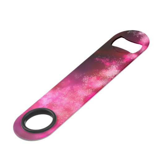 Night Sky roze Flare-flesopening Speed Flessenopener (Voorkant Gekanteld)
