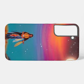 Night Sky Samsung Galaxy Hoesje (Achterkant horizontaal)