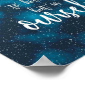 Night Sky Shakespeare Destiny Quote Poster (Hoek)