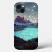 Night Sky Stars Fantasy Landschap Case-Mate iPhone Case (Achterkant)