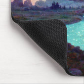 Night Sky Stars Fantasy Landschap Muismat (Hoek)