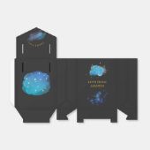 Night Sky Stars Space Fantasy Party Bedankdoosjes (Uitgevouwen)