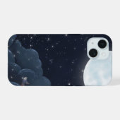 Night Sky Tough Phone Case — Moon, Stars  (Verso Horizontal)