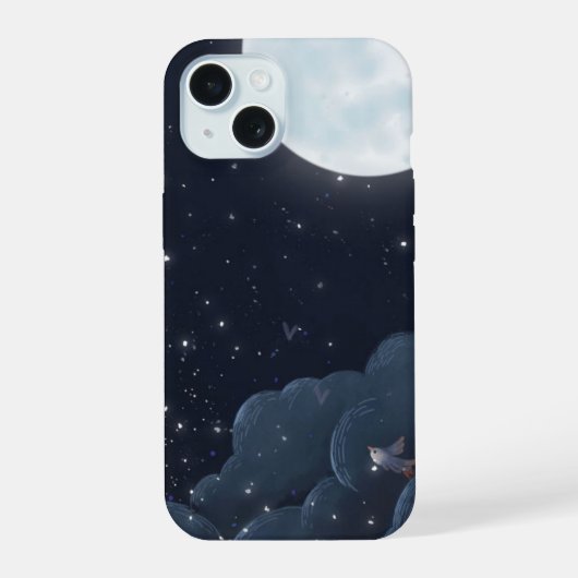 Night Sky Tough Phone Case — Moon, Stars  (Verso)