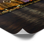 Night Skyline Chicago Pano Poster (Hoek)