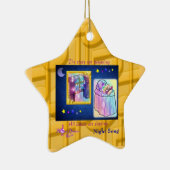Night Song Star Ceramic Ornament (Rechts)