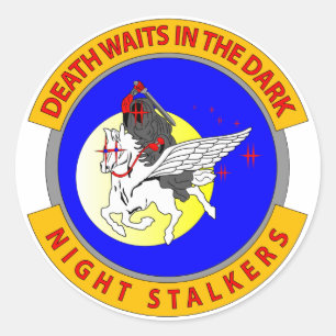Night Stalkers Ronde Sticker