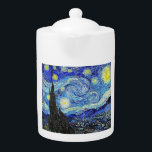 Night Starry Night<br><div class="desc">Théière de nuit étoilée Sky Night vintage</div>