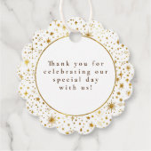 Night Stars Celestial Mystiek Dank u Bedankjes Labels (Achterkant)