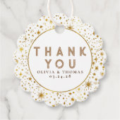 Night Stars Celestial Mystiek Dank u Bedankjes Labels (Voorkant)