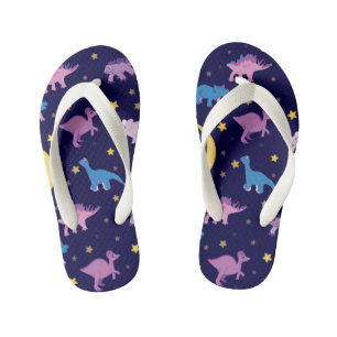 Night Stars en Dinosaurs Pattern Kinder Teenslippers