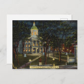  Night State House, Concord, New Hampshire Briefkaart (Voorkant / Achterkant)