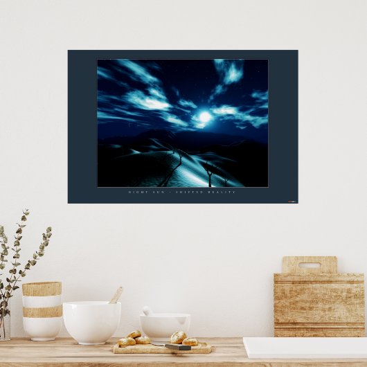 Night Sun Poster (Keuken)