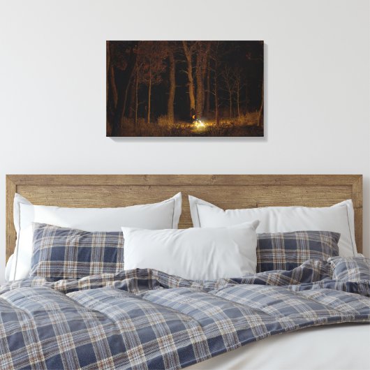 Night Terror Canvas Afdruk (Insitu (Slaapkamer))