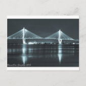 Night Time Bridge Briefkaart (Voorkant)