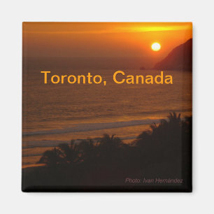 Night Toronto Canada Travel Souvenir Fridge Magnet Magneet
