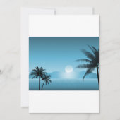 Night Tropical Schilderachtig Kaart (Voorkant)