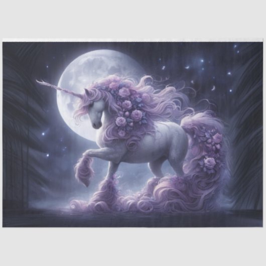 Night Unicorn Tissue Paper Tissuepapier (Voorkant)