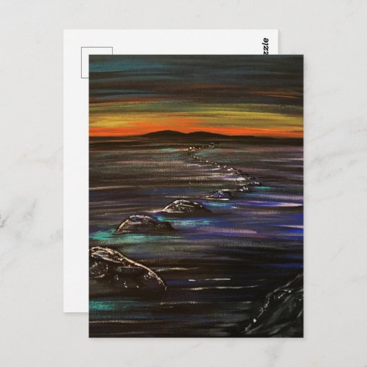 Night Walk Briefkaart (Voorkant / Achterkant)