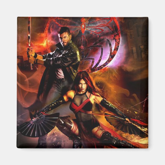 Night Warden - Wander Magneet (Voorkant)