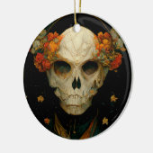 Night Warlock Fantasy Keramisch Ornament (Links)