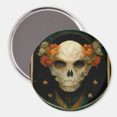 Night Warlock Fantasy Magneet (Voorkant / Achterkant)