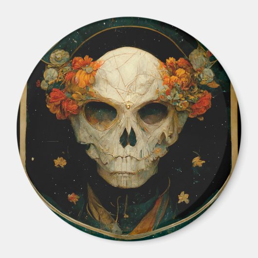 Night Warlock Fantasy Magneet (Voorkant)