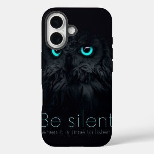 Night Watcher Owl Design voor iPhone 16 achterklep Hoesje